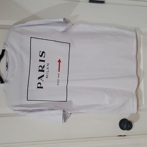 (4 For $10) Fashionnova short sleeve Paris top